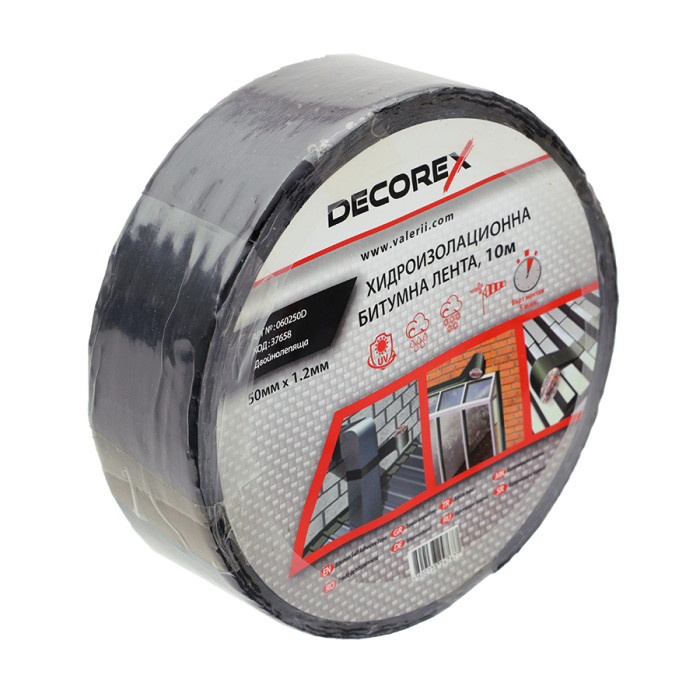 ЛЕНТА БИТУМНА ЗА ХИДРОИЗОЛАЦИЯ ЧЕРНА - valerii.com