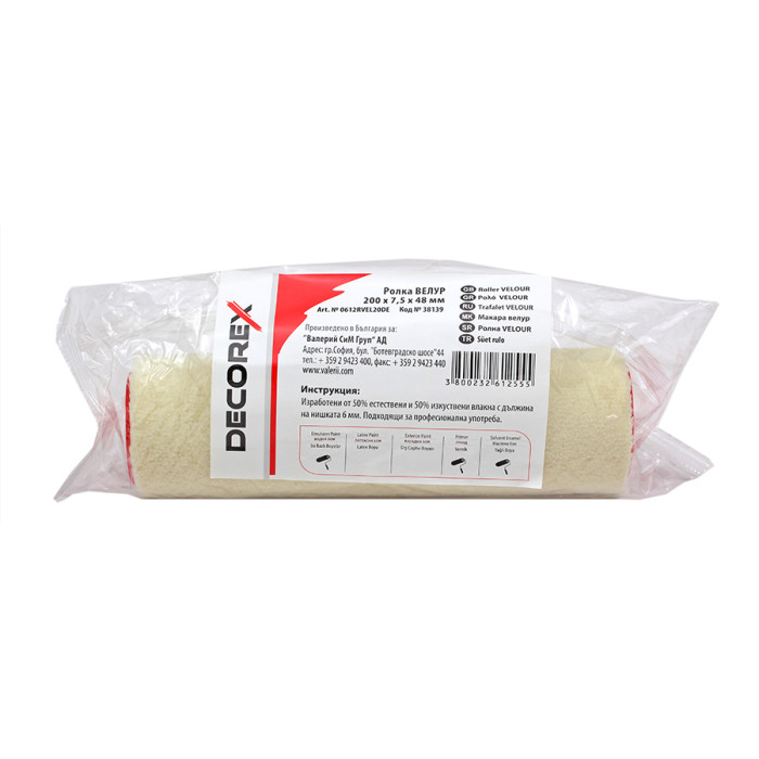 РОЛКА ВЕЛ.200х6х48 50/50 DECOREX - valerii.com