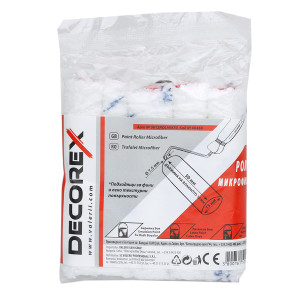 PAINT ROLLER  MICROFIBER  50x10x15 10PCS DECOREX