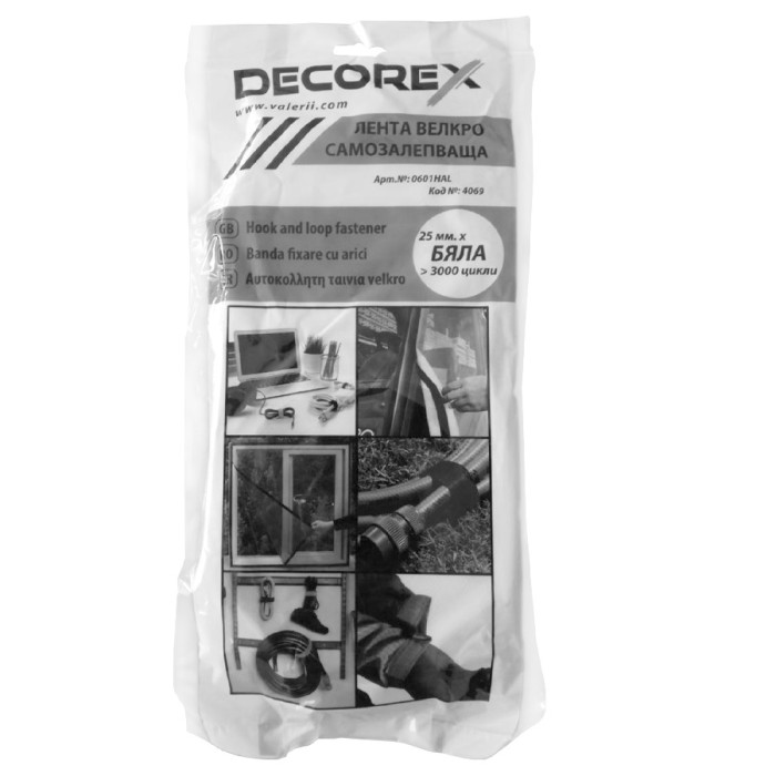 ЛЕНТА САМОЗАЛЕПВАЩА ВЕЛКРО DECOREX - valerii.com