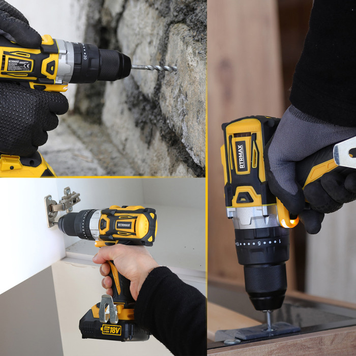 АКУМУЛАТОРНА БОРМАШИНА 18V 50 Nm B3 RTRMAX RTX2014A - valerii.com