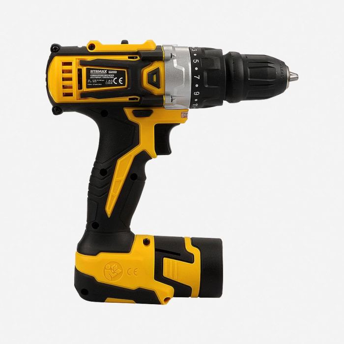 CORDLESS DRILL 12V 1.3Ah DOUBLE BAT RTRMAX - valerii.com