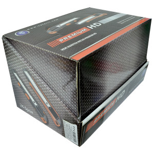 НОЖ МАКЕТЕН МЕТАЛ И ГУМА PREMIUM HD 18 мм