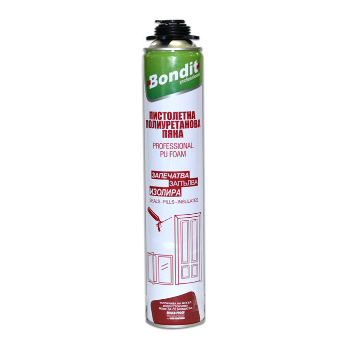 SPUMA POLIURETANICA PISTOL 750 ml BONDIT - valerii.com