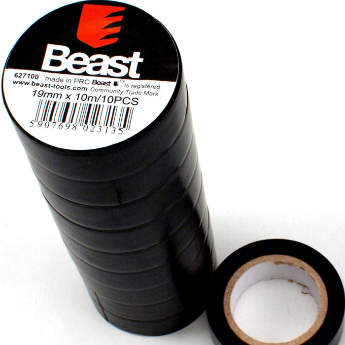 ИЗОЛИРБАНД 19 мм x 10 м 10 бр. ЧЕРЕН BEAST - valerii.com