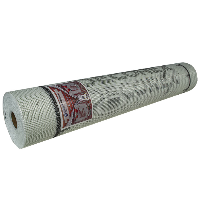 СТЪКЛОФИБЪРНА АРМИРОВЪЧНА МРЕЖА DECOREX 145г/м2 1 м х 50 м - valerii.com