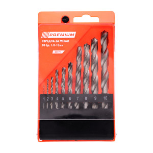 СВРЕДЛА ЗА МЕТАЛ 10БР 1.0-10ММ PREMIUM