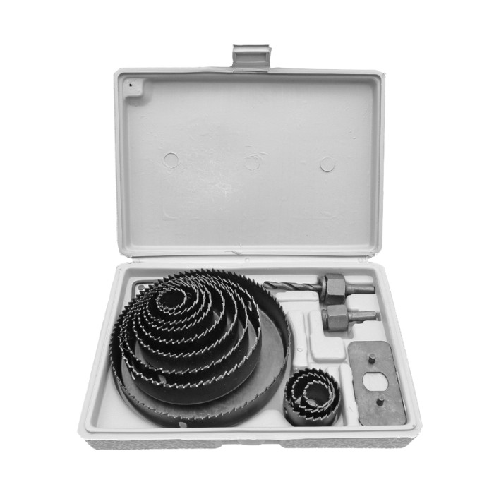 HOLE SAW SET CARBON STEEL 16PCS 19-
127MM - valerii.com