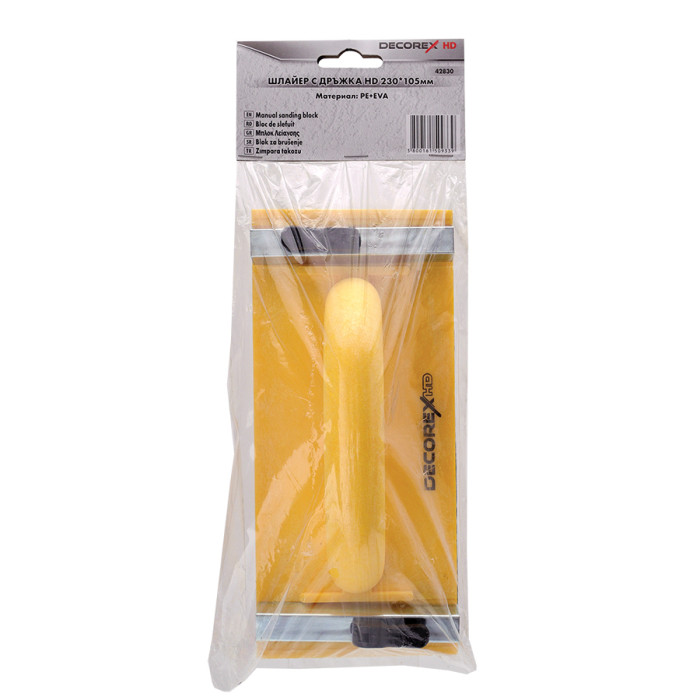 ШЛАЙЕР С ДРЪЖКА DECOREX HD 230Х105ММ - valerii.com