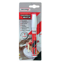 МАРКЕР ЗА ПОДНОВЯВАНЕ НА ФУГИ БЯЛ ЦВЯТ DECOREX