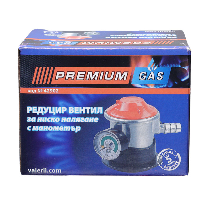 РЕДУЦИР ВЕНТИЛ ЗА НИСКО НАЛЯГАНЕ С МАНОМЕТЪР PREMIUM HD - valerii.com