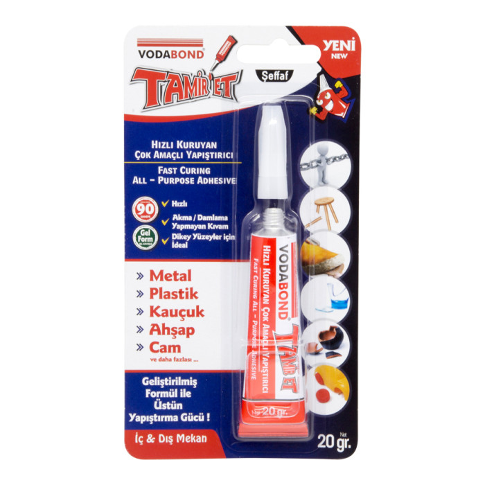 ЛЕПИЛО-ГЕЛ БЪРЗОСЪХНЕЩО БЕЗЦВЕТНО VODABOND 20 г - valerii.com