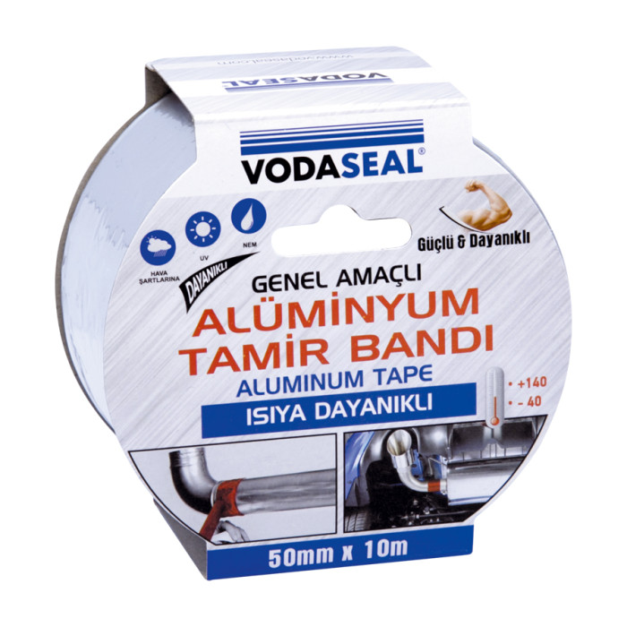 ЛЕНТА АЛУМИНИЕВА VODASEAL 70 МИКРОНА 50 мм x 10 м - valerii.com