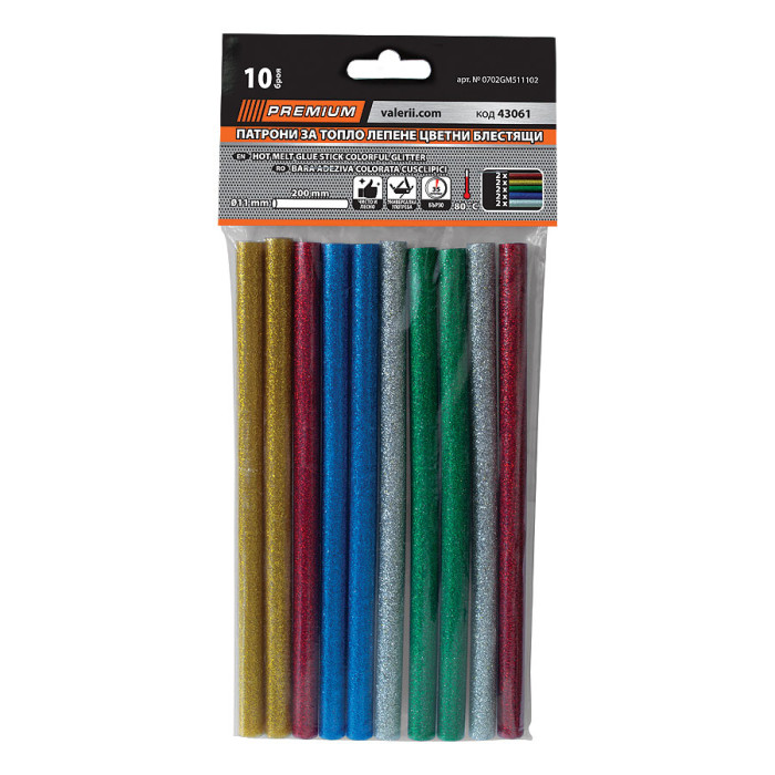 ПРЪЧКИ СИЛИКОН ЗА ТОПЛО ЛЕПЕНЕ БЛЕСТЯЩ - valerii.com