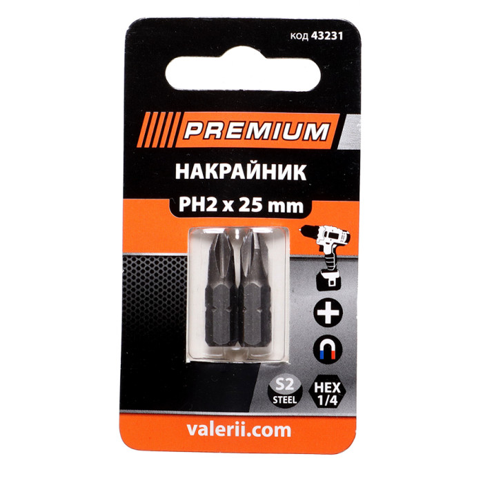 BIT PZ3X25ММ 2PCS PREMIUM