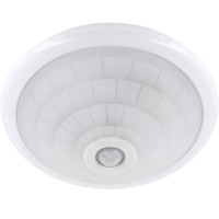 ПЛАФОН СЪС СЕНЗОР 360° 2XE27 МЕТА+СТЪКЛО MIRSA