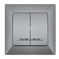 КЛЮЧ СЕРИЕН ANURA СВЕТЕЩ АЛУМИНИЕВ ЦВЯТ