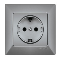 КОНТАКТ ЕДИНИЧЕН ANURA АЛУМИНИЕВ ЦВЯТ