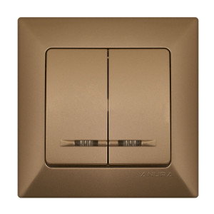 КЛЮЧ СЕРИЕН ANURA СВЕТЕЩ ЗЛАТИСТ ЦВЯТ