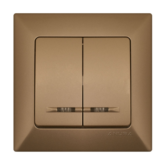 КЛЮЧ СЕРИЕН ANURA СВЕТЕЩ ЗЛАТИСТ ЦВЯТ - valerii.com