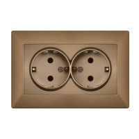 КОНТАКТ ДВОЕН ANURA ЗЛАТИСТ ЦВЯТ