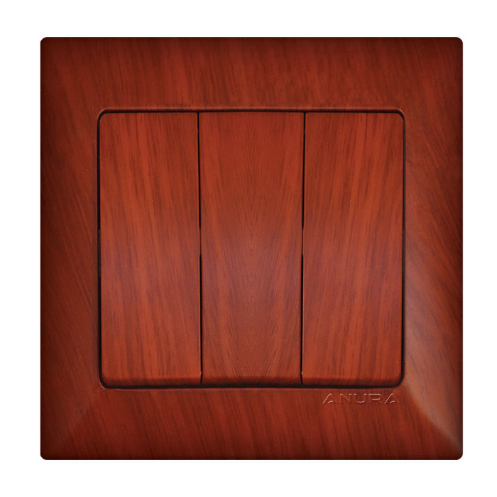 INTRERUPATOR TRIPLU ALB ANURA - valerii.com