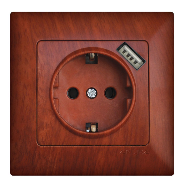 EARTHED SOCKET WOOD ANURA - valerii.com