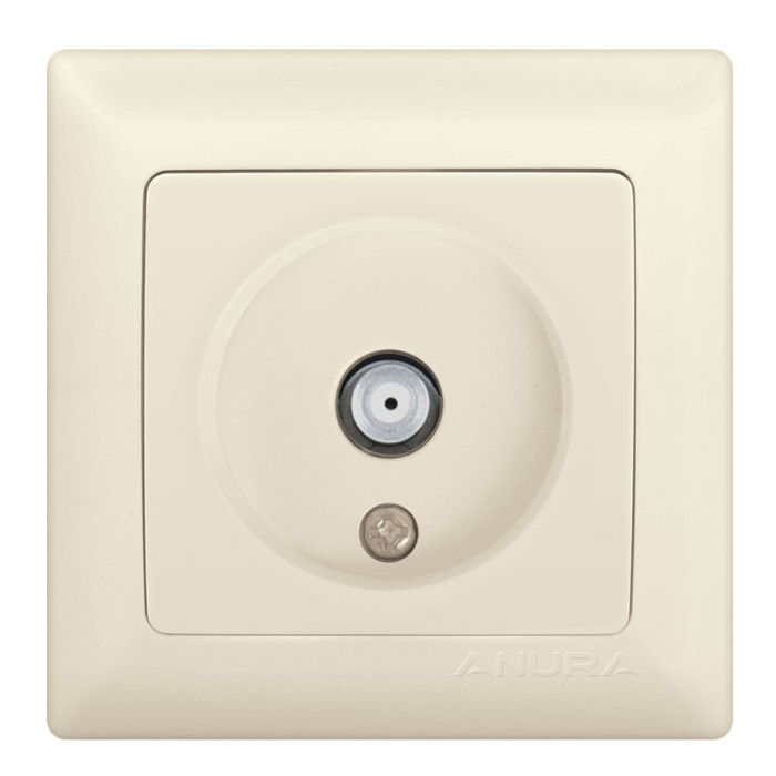 SAT TV ANTENNA SOCKET CREAM ANURA - valerii.com