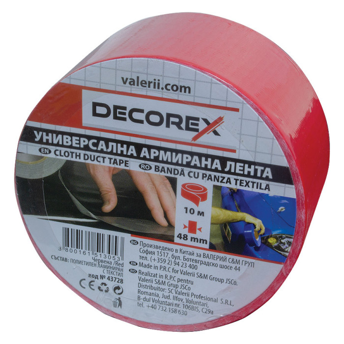 ЛЕНТА АРМИРАНА DECOREX - valerii.com