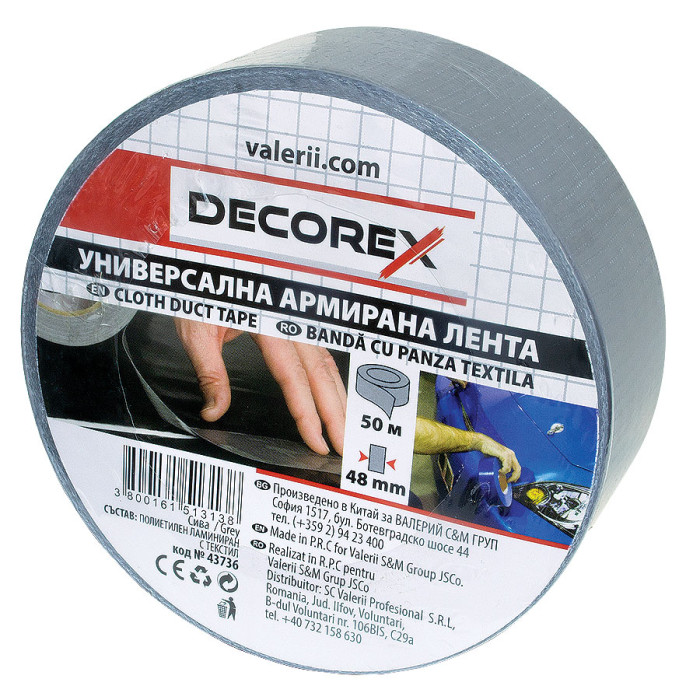 ЛЕНТА АРМИРАНА DECOREX - valerii.com