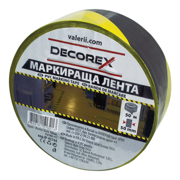 ЛЕНТА PVC ЗА ПОД 50М DECOREX - valerii.com