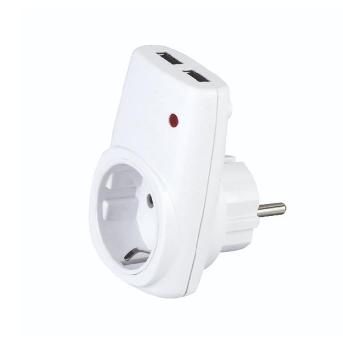 PLUG IN SOCKET WITH 2 USB 2.1A 5V - valerii.com