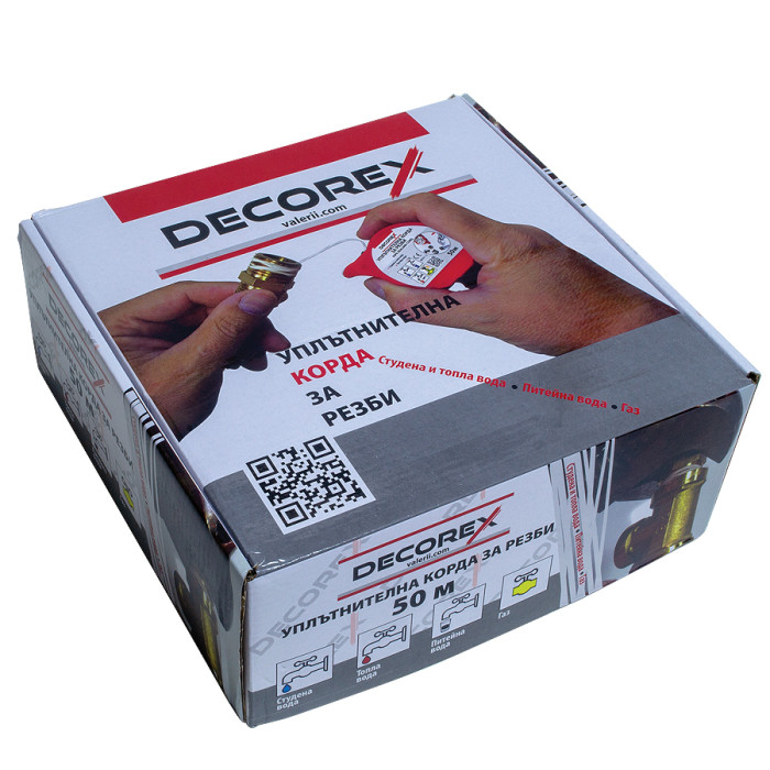 КОНЕЦ ЗА УПЛЪТНЕНИЕ НА РЕЗБИ DECOREX - valerii.com