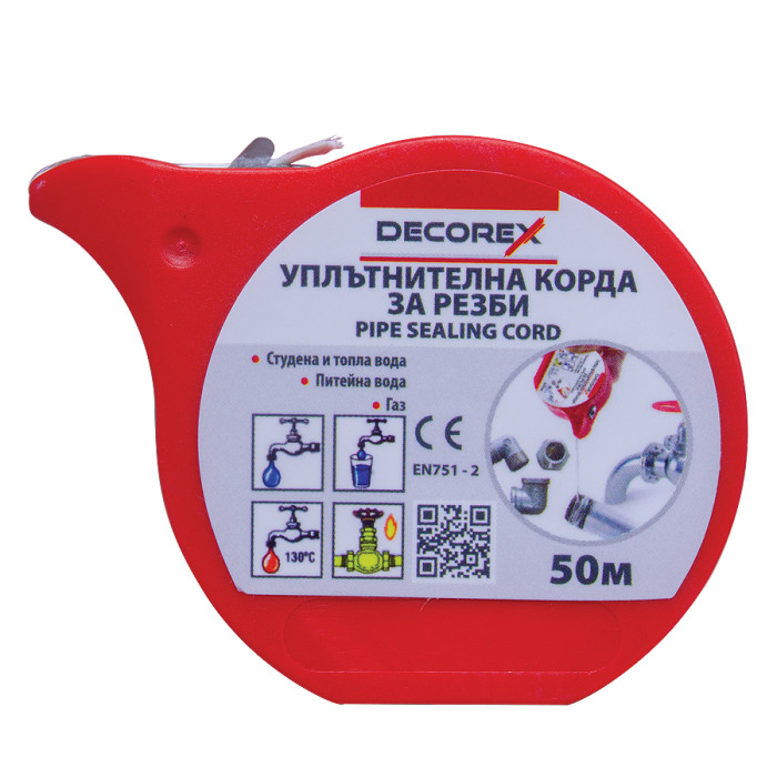 КОНЕЦ ЗА УПЛЪТНЕНИЕ НА РЕЗБИ DECOREX - valerii.com