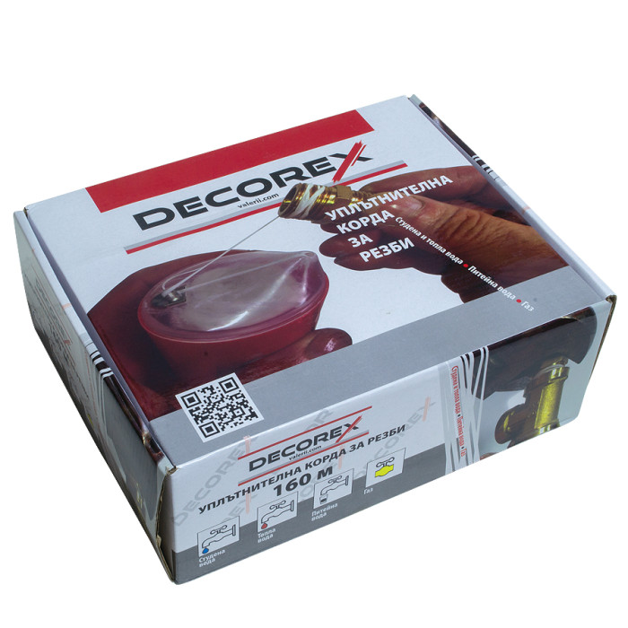 КОНЕЦ ЗА УПЛЪТНЕНИЕ НА РЕЗБИ DECOREX - valerii.com