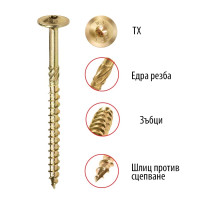 ВИНТ ЗА ДЪРВО TORNADO EVO WKRET-MET