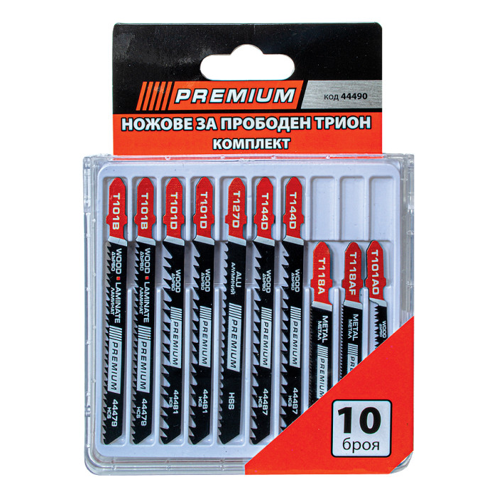 JIGSAW BLADE FOR WOOD T-SHAPE 10PCS
SET PREMIUM - valerii.com