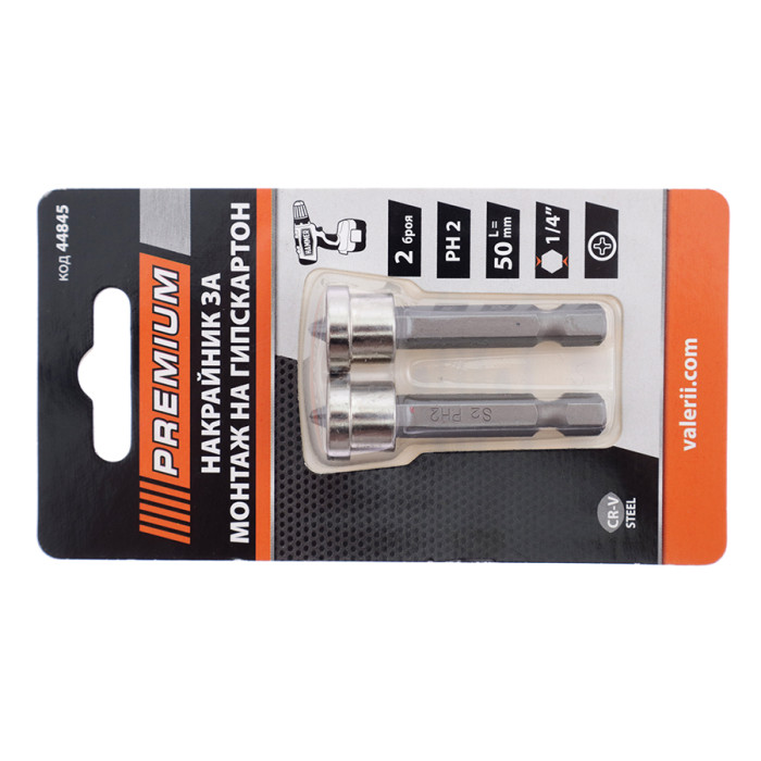 BIT MONTARE PLACI GIPS CARTON PH2 2 PCS  BUC PREMIUM - valerii.com