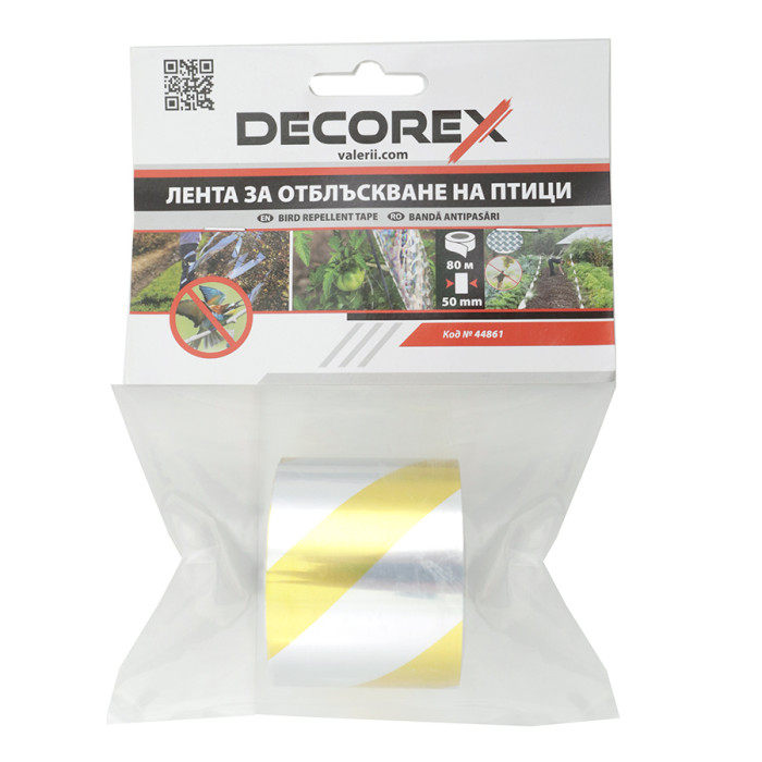 ЛЕНТА ЗА ОТБЛЪСКВАНЕ НА ПТИЦИ DECOREX - valerii.com