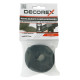 BACK TO BACK VELCRO STRIPS BLACK 20 mm x 1 m DECOREX - valerii.com