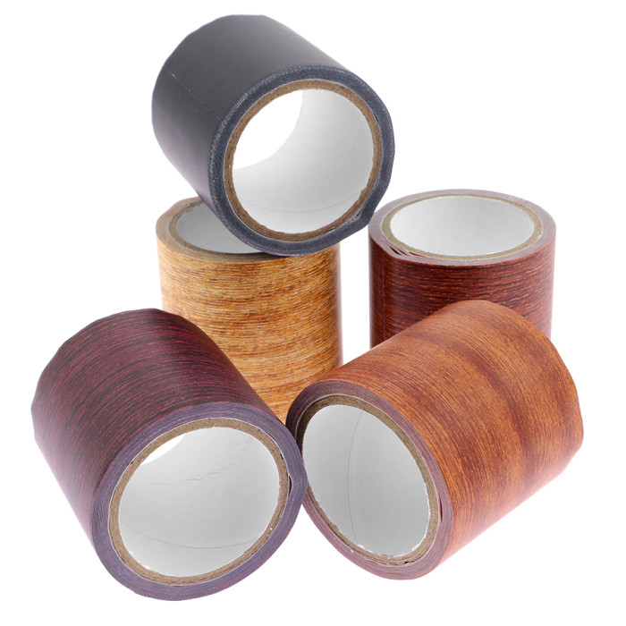 ARTIFICIAL WOOD GRAIN REPAIR TAPE/OAK-CHESTNUT-MAHAGONY-WALNUT-
BLACK/ 5 pcs x 50 mm x 2.5 m DECOREX - valerii.com