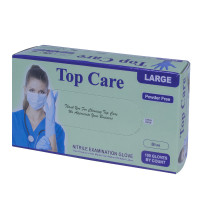 РЪКАВИЦИ НИТРИЛ БЕЗ ПУДРА М 100БР