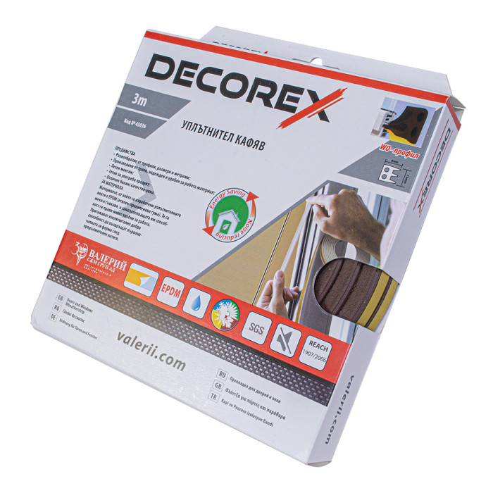 УПЛЪТНИТЕЛ 3 м х 8 мм WO DECOREX - valerii.com