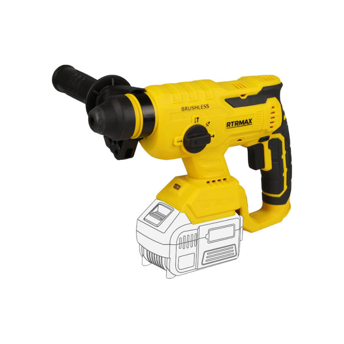 CORDLESS ROTARY HAMMER18V 2.2J WITHOUT BATTERY B3 RTRMAX - valerii.com