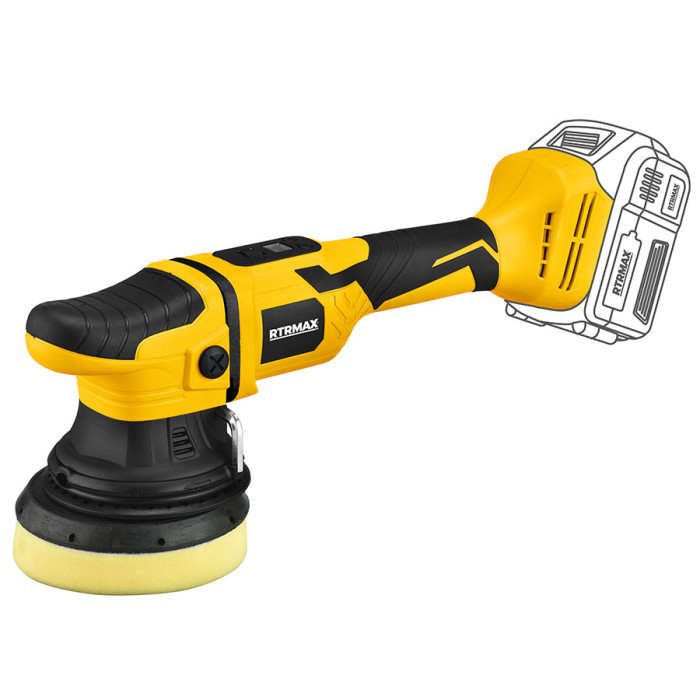 ПОЛИРФЛЕКС АКУМ. 18V БЕЗ БАТ. RTRMAX - valerii.com