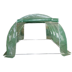 ОРАНЖЕРИЯ ТИП ПАРНИК С 2 ВРАТИ И 8 ПРОЗОРЕЦА 4.0*3.0*2.0m.