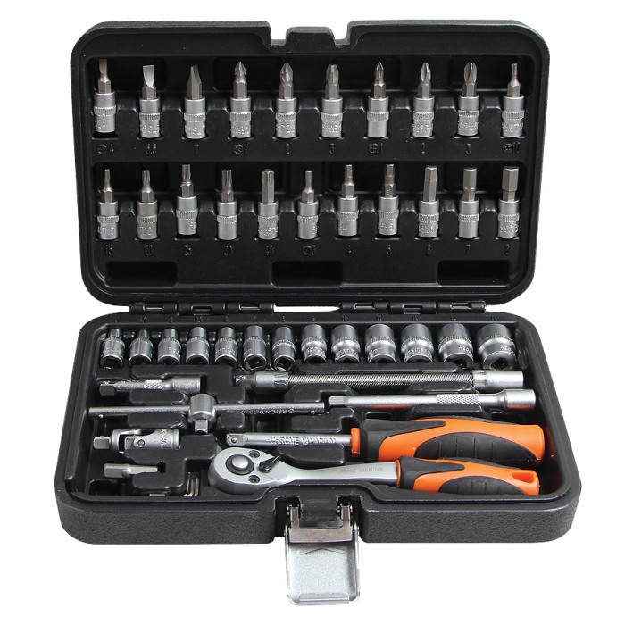SOCKET SET 1/4 46PCS  PREMIUM - valerii.com