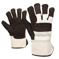 GLOVES CALF LEATHER WINTER SHAG