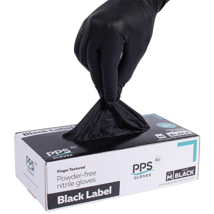 РЪКАВИЦИ НИТРИЛ ЧЕРНИ БЕЗ ПУДРА - valerii.com