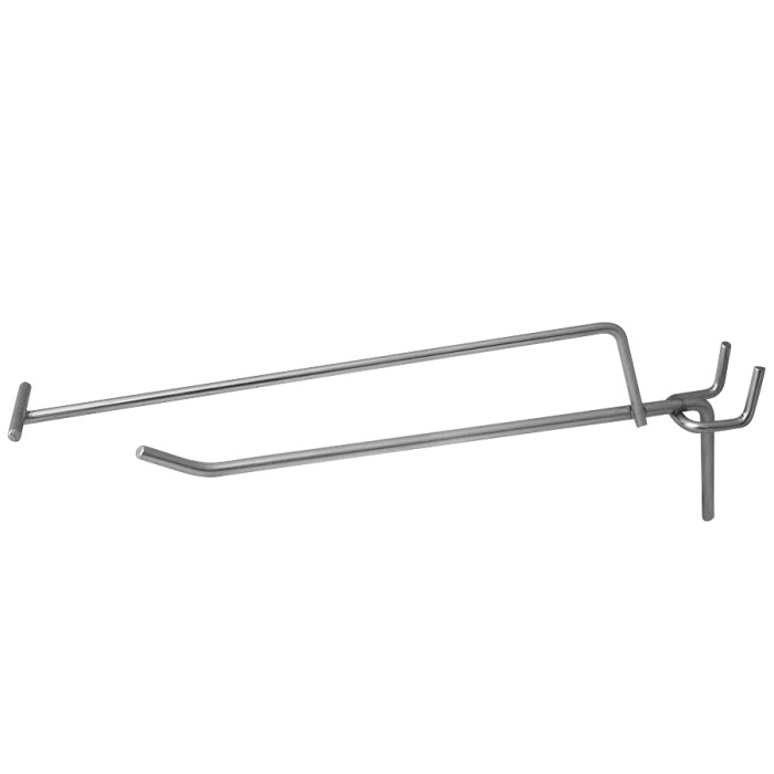 WIRE HOOK  WITH LABEL 160*25*4 mm GALVANIZED  (16 sm) - valerii.com